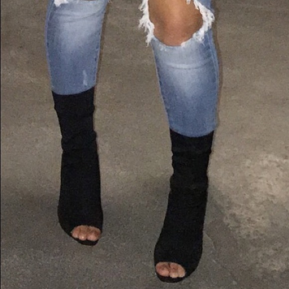 fashion nova sock boots